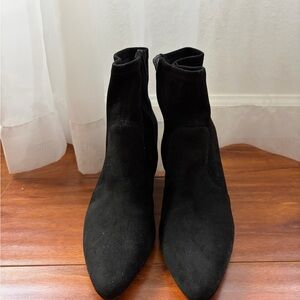 Black Women's Suede Ankle Boots